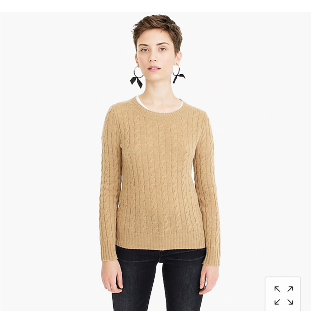 Like new J Crew Cashmere sweater, Ivory